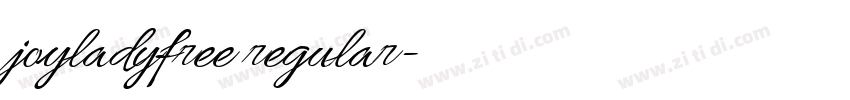 joyladyfree regular字体转换